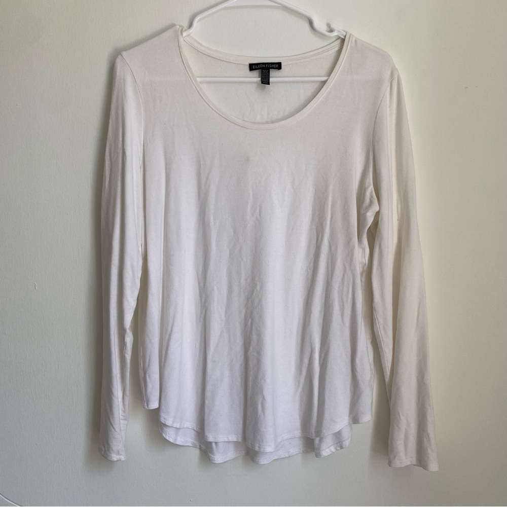 Eileen Fisher long sleeve tee size M
